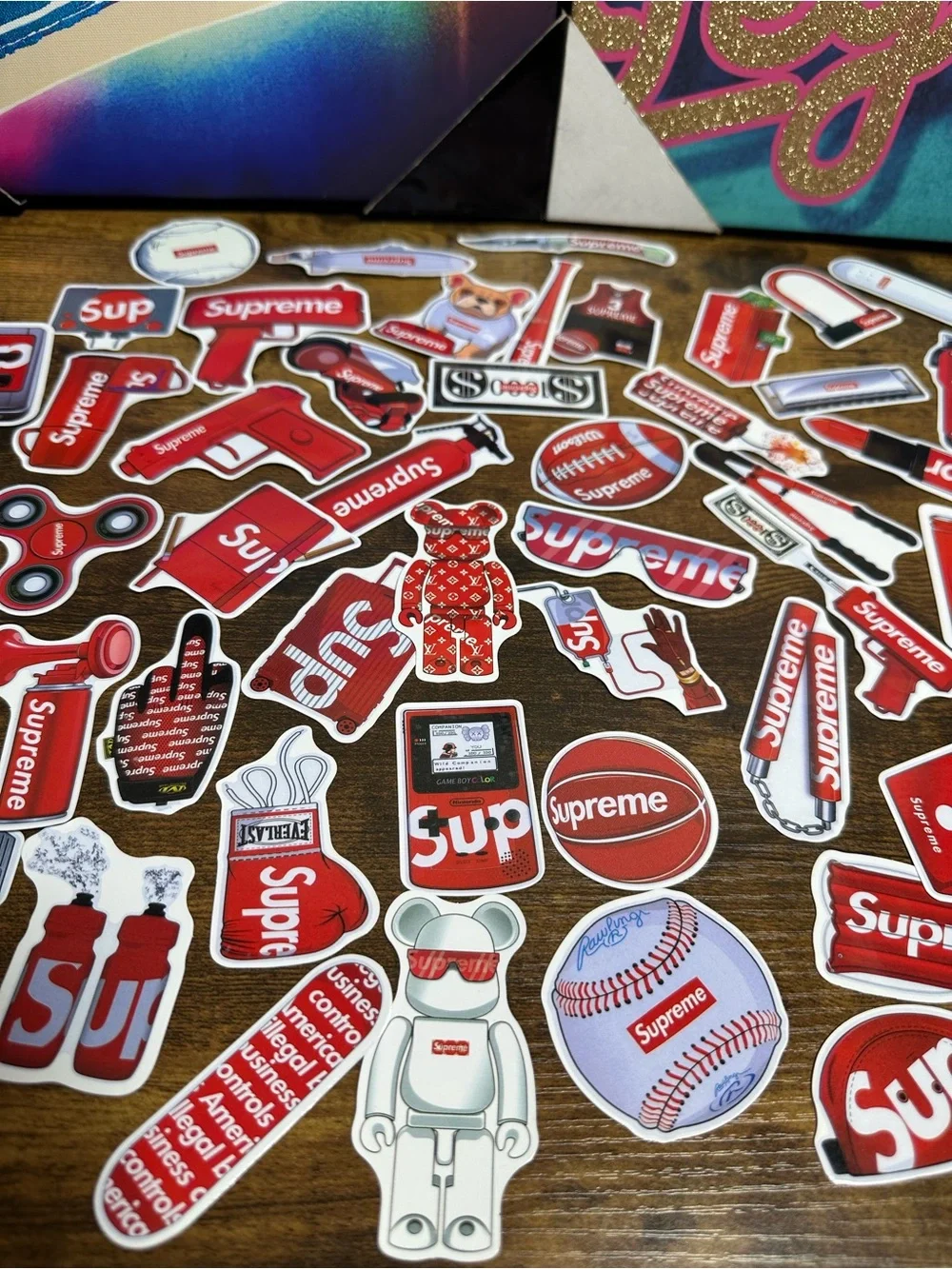 Supreme pack of 50pcs premium stickers